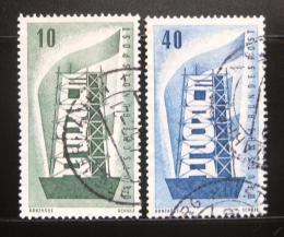 Poštové známky Nemecko 1956 Európa CEPT Mi# 241-42