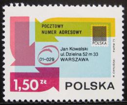 Poštová známka Po¾sko 1973 Poštovní smìrovací èísla Mi# 2246