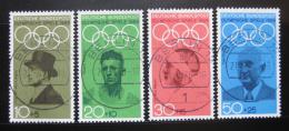 Poštové známky Nemecko 1968 Olympijské hry SC# B434-37