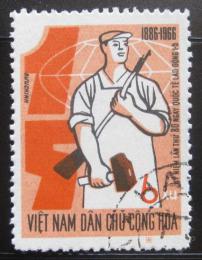 Poštová známka Vietnam 1966 První Máj Mi# 443