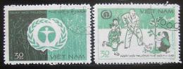 Poštové známky Vietnam 1982 Deò životného prostredia Mi# 1255-56