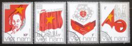 Poštové známky Vietnam 1985 Výroèí vzniku republiky Mi# 1600-03