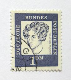 Poštová známka Západný Berlín 1961 Anette von Droste-Hulshoff Mi# 212