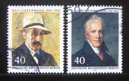 Poštové známky Západný Berlín 1972 Osobnosti Mi# 434,440