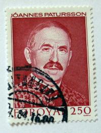 Poštová známka Faerské ostrovy 1984 Joannes Patursson, básník Mi# 100