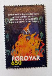 Poštová známka Faerské ostrovy 1998 Brynhildova balada Mi# 329
