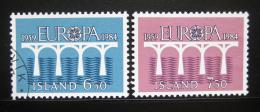 Poštové známky Island 1984 Európa CEPT Mi# 614-15