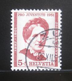 Poštová známka Švýcarsko 1951 Johanna Spyri Mi# 561