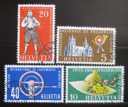 Poštové známky Švýcarsko 1955 Festivaly Mi# 607-10 Kat 6.50€