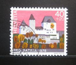 Poštová známka Švýcarsko 1978 Hrad Burgdorf Mi# 1131