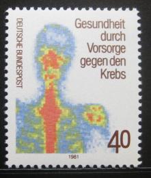 Poštová známka Nemecko 1981 Prevence rakoviny Mi# 1089
