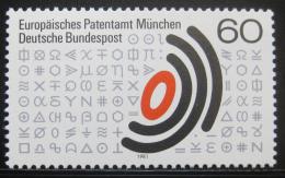Poštová známka Nemecko 1981 Evropský patentní úøad Mi# 1088
