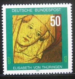 Poštová známka Nemecko 1981 Svätá Alžbeta Durynská Mi# 1114