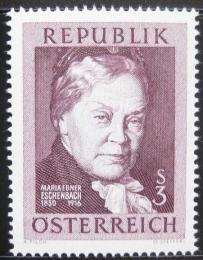 Poštová známka Rakúsko 1966 Maria Eschenbach, spisovatelka Mi# 1203