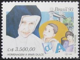 Potov znmka Brazlie 1993 Sestra Irma Dulce Mi# 2510