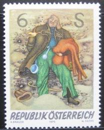 Poštová známka Rakúsko 1976 Moderné umenie Mi# 1537