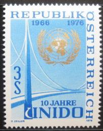 Poštová známka Rakúsko 1976 UNIDO, 10. výroèie Mi# 1532