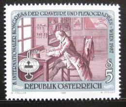 Poštová známka Rakúsko 1987 Kongres rytcù Mi# 1888