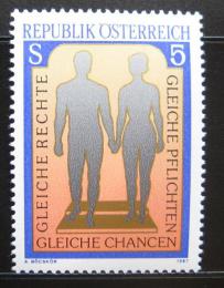Poštová známka Rakúsko 1987 Rovná práva mužù a žen Mi# 1881