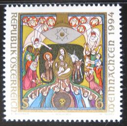 Poštová známka Rakúsko 1994 Vianoce, umenie Mi# 2144 