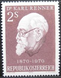 Poštová známka Rakúsko 1970 Prezident Renner Mi# 1351