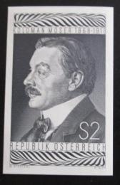 Poštová známka Rakúsko 1968 Moser neperf. èernotisk vzácné Mi# 1271