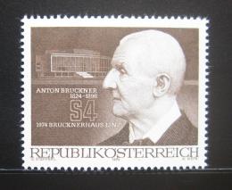 Poštová známka Rakúsko 1974 Anton Bruckner, skladatel Mi# 1443