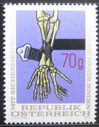 Poštová známka Rakúsko 1975 Používání automobilových pásù Mi# 1483