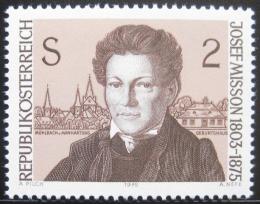 Poštová známka Rakúsko 1975 Josef Misson, básník Mi# 1489
