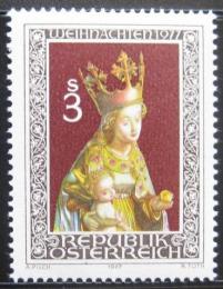 Poštová známka Rakúsko 1977 Vianoce Mi# 1562