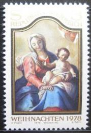 Poštová známka Rakúsko 1978 Vianoce Mi# 1591