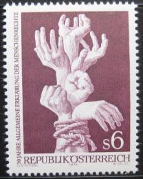 Poštová známka Rakúsko 1978 Lidská práva Mi# 1595 