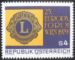 Poštová známka Rakúsko 1979 Evropské fórum Lions Mi# 1624 
