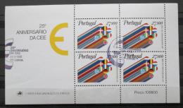 Poštové známky Portugalsko 1982 Výroèí EHS Mi# Block 34