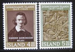 Poštové známky Island 1963 Národní múzeum Mi# 368-69