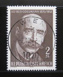 Poštová známka Rakúsko 1970 Alfred Kossmann, rytec Mi# 1342