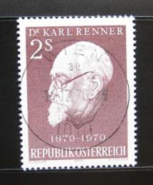 Poštová známka Rakúsko 1970 Prezident Karl Renner Mi# 1351