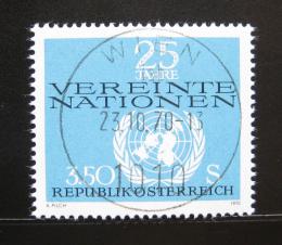 Poštová známka Rakúsko 1970 OSN, 25. výroèie Mi# 1347 
