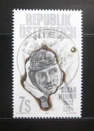 Poštová známka Rakúsko 1997 Oskar Werner, herec Mi# 2236