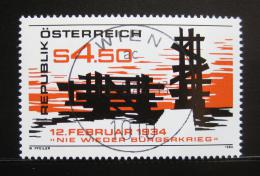 Poštová známka Rakúsko 1984 Povstání z r. 1934 Mi# 1766
