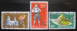 Poštové známky Švýcarsko 1955 Festivaly Mi# 607-09