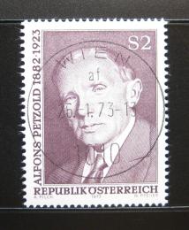 Poštová známka Rakúsko 1973 Alfonz Petzold, básník Mi# 1410