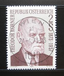 Poštová známka Rakúsko 1973 Prezident Theodor Korner Mi# 1412
