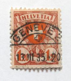 Poštová známka Švýcarsko 1934 Štátny znak Mi# 195 z Kat 7€