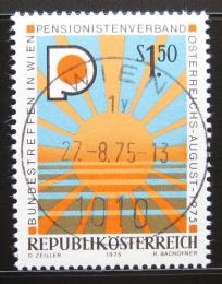 Poštová známka Rakúsko 1975 Asociace penzionù Mi# 1490