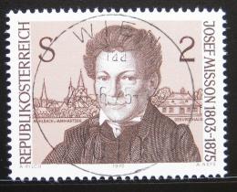 Poštová známka Rakúsko 1975 Josef Misson, básník Mi# 1489