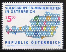 Poštová známka Rakúsko 1994 Etnické menšiny Mi# 2135