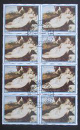 Poštovní známky Paraguay 1988 Umìní, Tizian, blok Mi# 4231