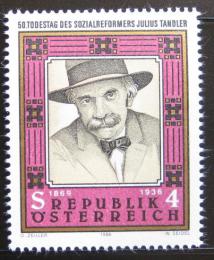 Poštová známka Rakúsko 1986 Julius Tandler, reformátor Mi# 1856