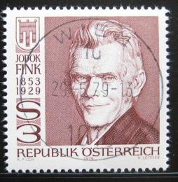 Poštová známka Rakúsko 1979 Jodok Fink, politik Mi# 1614